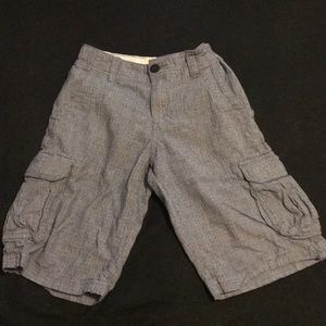 Boys shorts and are adjustable around the waist
